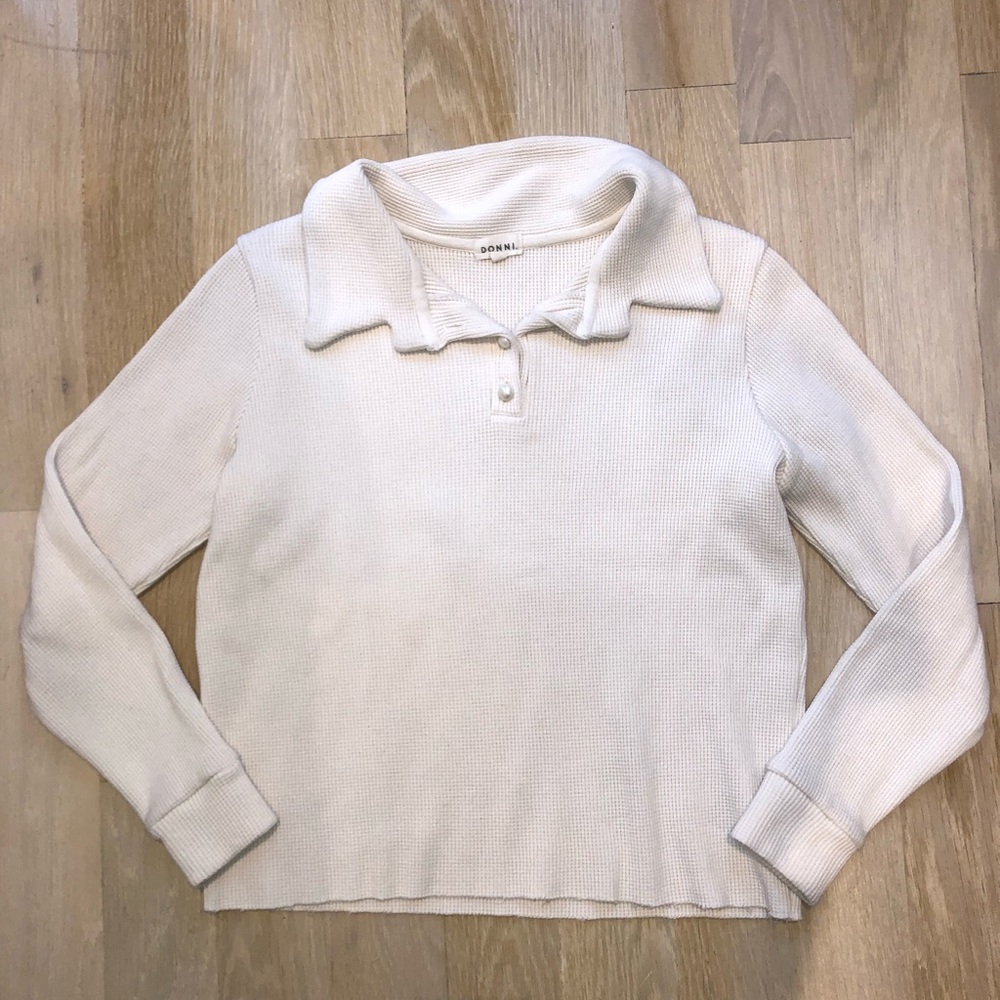 NWOT: Thermal Henley Top